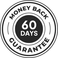 60-day money-back guarantee badge